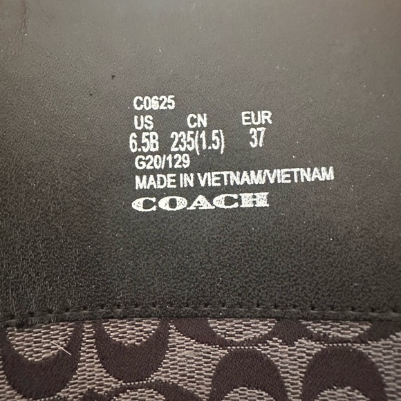 Coach Black Leather Boots - Picture 3 of 8